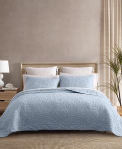 Двустороннее стеганое одеяло из хлопка Costa Sera, размер Twin Tommy Bahama Home, Ocean Blue
