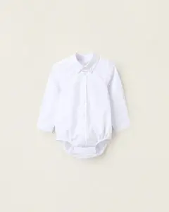 Рубашка для маленького мальчика из оксфордской ткани, 100% хлопок Zippy, белый