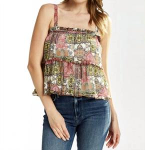 Топ Charlie Strap в малиновом цвете DREW