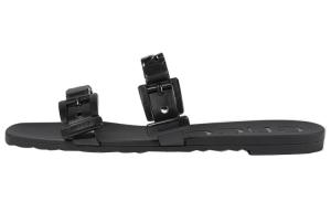 Шлепанцы женские Gucci Rubber, черный