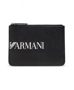 Сумка через плечо с логотипом Emporio Armani, черный