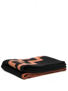 Одеяло Rural Cross Marcelo Burlon County of Milan, оранжевый