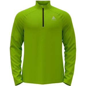 Средний слой, застежка-молния 1/2, базовый Odlo, зеленый