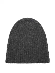 Вязаная шапка резинкой Roberto Collina, серый
