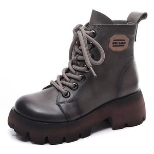 Короткие ботинки Martin 5 см женские Devanro, Black