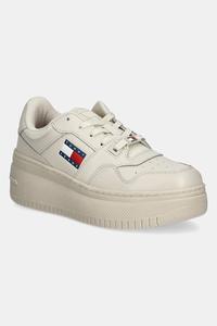 Кроссовки TJW Retro Basket Flatplatform Ess Tommy Jeans, бежевый