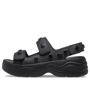 Сандалии skyline studded sandals 'black' Crocs, черный