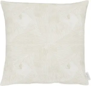 АПЕЛЬТ декоративная подушка "1307", чехол без наполнения, 1 шт APELT 46х46 см, цвет natur + gemustert