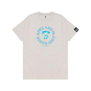 Aape Футболка Women's Gray White IV2