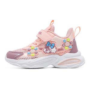 Нескользящие дышащие низкие детские кроссовки для повседневной носки BOBDOG, розовый/фиолетовый