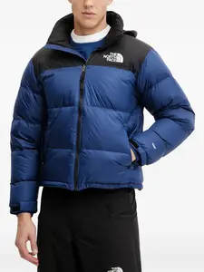 Утепленная куртка с капюшоном Retro Nuptse 1996 The North Face, синий