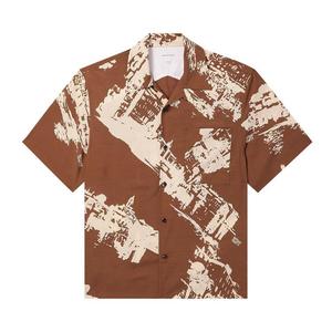 Футболка Bottega Veneta Embroidered Mushroom Jersey T-Shirt, Pecan/Dove