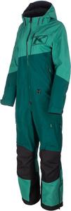 Женский цельный снегоходный костюм KLIM Shredsa, не утепленный, из материала Gore-Tex., Rain Forest - Fir