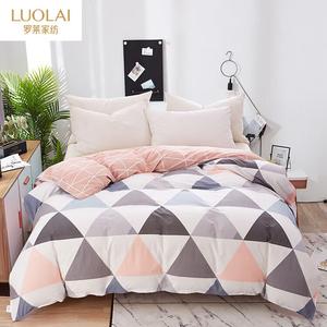 Luolai Home Пододеяльник 160х210 см из чистого хлопка, твил, принт Lingyun