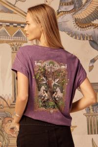 Хлопковая футболка Medicine, фиолетовый