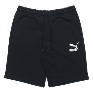 Шорты classics logo shorts 'black white' Puma, черный