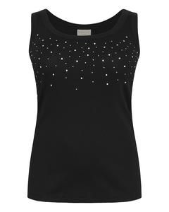 Топ KAFFE CURVE KCCarina, черный