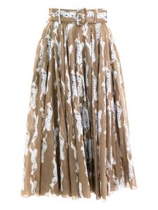 Плиссированная юбка миди Samantha Sung, зеленый