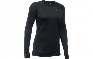 Under Armour Футболка с рукавом реглан женская черная