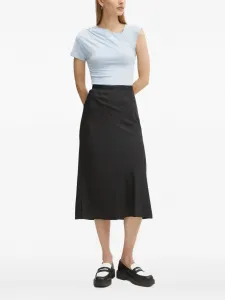 Футболка с асимметричным вырезом Karl Lagerfeld, синий