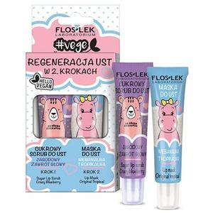 Набор для регенерации Floslek с 2 пилингами BEBEBEE и тропической маской