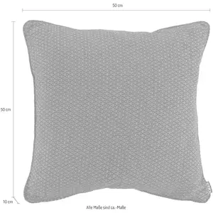 Декоративная подушка Lima с изящным узором, наволочка с наполнителем, 1 штука H.O.C.K., Braun + bedruckt