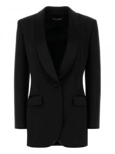 Однобортный блейзер Dolce & Gabbana, черный