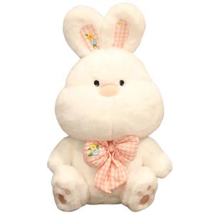 Плюшевая кукла Nissho Rabbit высотой 35см/50см/60см Mocha duck, розовый