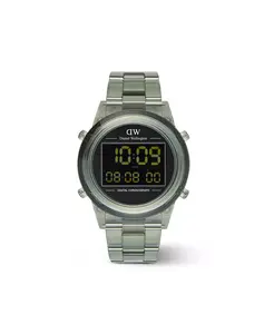 Мужские хронографные часы зеленого цвета, пластик, 42 мм Daniel Wellington