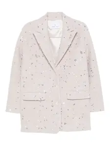 Жакет из букле с пайетками Manuel Ritz, нейтральный