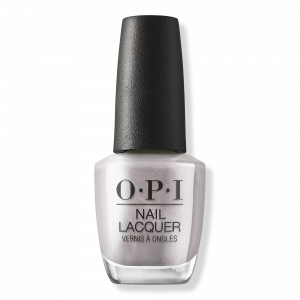 Лак для ногтей, черный/белый/серый OPI, Chrome Clawz (metallic silver)