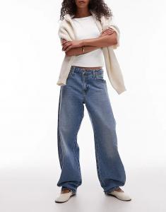 Мешковатые джинсы Levi's Dad barrel в выбеленном синем цвете