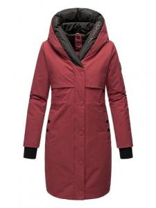 Короткое пальто снежный эльф Navahoo, бордовый