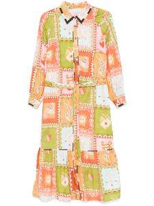 НИКОГДА НЕ ОДЕТ ПОЛНОСТЬЮ Платье-макси Soller NEVER FULLY DRESSED, зеленый