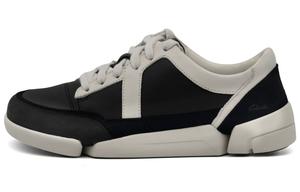 Clarks Низкие повседневные туфли женские, черно-белые