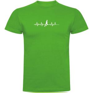 Футболка Kruskis Runner Heartbeat, зеленый