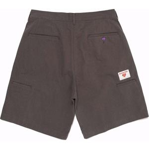 Шорты хлопковые с логотипом HUMAN MADE, серый