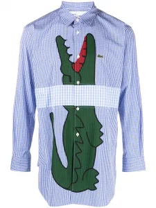 Рубашка с логотипом из коллаборации с Lacoste Comme Des Garçons Shirt, синий