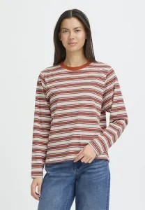 Топ с длинными рукавами ihmira ls4 Ichi, Red Multi Stripe