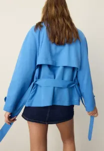 Летняя куртка Stradivarius, Mottled Royal Blue