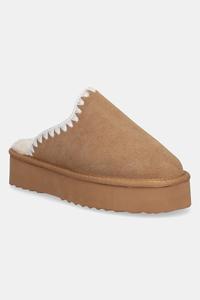 Замшевые тапочки Answear.Lab, коричневый