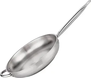 Сковорода ELO Profi-Therm диаметром 32 см из высококачественной нержавеющей стали. Идеально подходит для всех типов плит, включая индукционные, можно мыть в посудомоечной машине. Elo