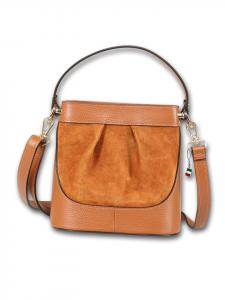 Кожаная сумка через плечо Florence, светло-коричневая, около 18 см Florence