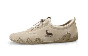 Повседневные туфли на каблуке 2 см женские коричневые BECK