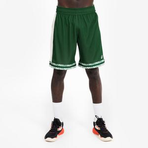 KIPSTA Женские/мужские двусторонние баскетбольные шорты - Short 500 бежево-зеленые