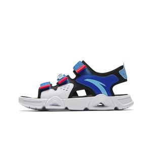 Дышащие, быстросохнущие, легкие, амортизирующие, низкие детские сандалии Antakids, черный/серебряный