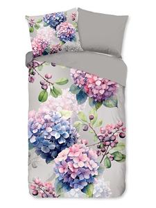 Комплект постельного белья Джулия светло-серый/голубой/розовый Good Morning, 200x220 см