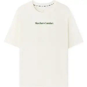 Skechers Спортивная футболка Unisex Marshmallow White быстросохнущая в стиле лайфстайл