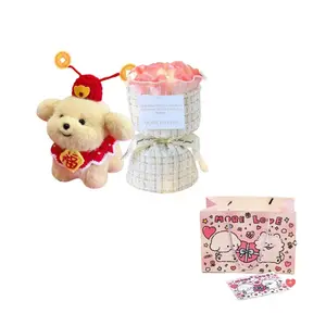 Плюшевая кукла Лаки Дресс Ап, универсальная и гордая голден ретривер, высота 20см/30см Fat Fat Dragon