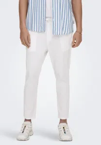 Укороченные брюки onslinus Only & Sons, Bright White